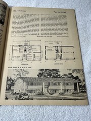 VTG Best Home Plan 1978 Mid Century Modern House Design Floor Plan Blueprints
