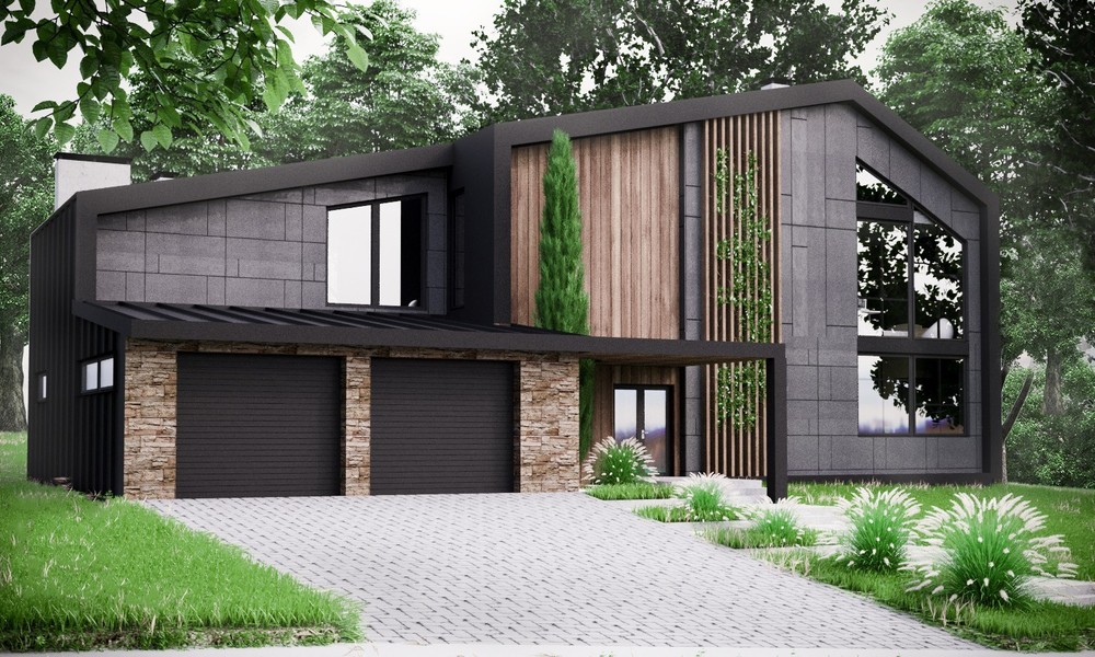 Modern House Plan Building Plans Blueprints 330m 3,550ft