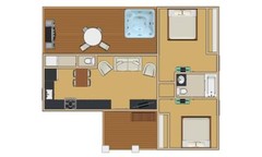 703sqft – 25’x38’c – 2bedrms1.5baths -Small House design – ala cart