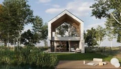 Modern House Plan, American Style House, Barndominium House, Farm House- AYDIN