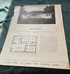 Floor Plans Town Country Homes 1950s 558-725 Francis 578-815 Auburn 1 Page