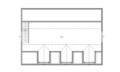 Triple Car / 3 Car Garage Plan / Architectural Blueprints – 43 x 30