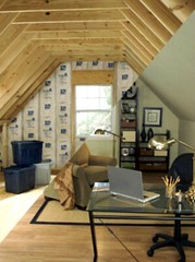 Cold Spring Car Barn & Shop with Loft – 3 Sets of Pole Barn Plans (eB-104×3)