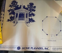 Blue Prints For Gazebo 1995 By Home Planners Inc.
