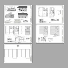 40×40 Apartment with 2-Car 1-RV Garage – PDF FloorPlan – 964 sqft – Model 1F