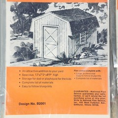 National Plan Service DIY Build Yourself Design 6 Blueprint Lot Home Improvement