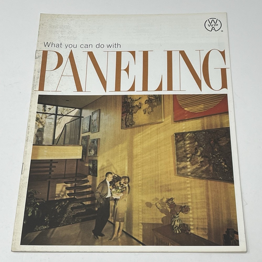 1960’s Western Wood Products Paneling Home House Design Idea Dealer Brochure