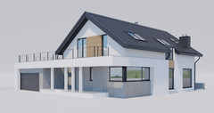 Modern House Plan, American Style House, Barndominium House, Farm House- MANİSA