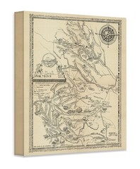 Philmont Scout Ranch Vintage Map 1948 Cimarron New Mexico Trail Plan