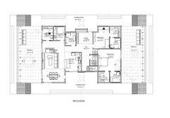 100’x56’ 4-Bedrooms, 4-Bathrooms Charming A-Frame Architectural Build Plans PDF