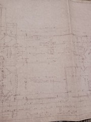 Vintage Set Of House Plans Large Blue Print Packet