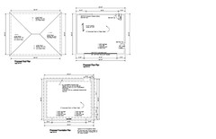 20’X24′- 24’X20′ TWO CAR GARAGE PLANS GABLE DORM ROOF GARAGE PLAN 19-2024GBL-7