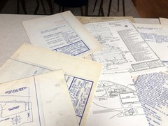 14 Vintage Firestone Tire And Rubber Blue Prints Rare 1980’s