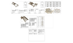 42’x70′ 2 Bed, 2 Bath A-Frame Cabin Architectural Build Plans PDF Download