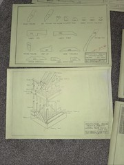 Architectural House Blueprints Plans Mid Century Modern Home 1941 MN 17 Pieces Z