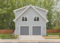 Two Car ADU Garage Loft 28’x28′ Architectural Plans – Blueprint Digital PDF