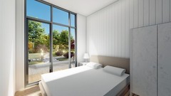 Black House 2 Bed, Bathroom, Terrace&Mansard Roof CAD Blueprints Metric/Imperial