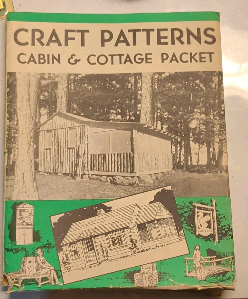 Craft Patterns Cabin & Cottage Packet Building Plans/Patterns