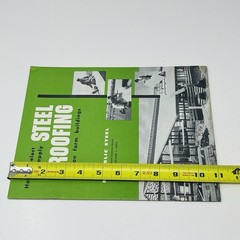 1959 Republic Steel Roofing On Farm Buildings Guide Manual Catalog Book Barn