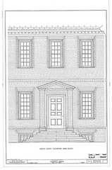 Carter’s Grove Plantation – colonial brick mansion, architectural PRINTED Plans