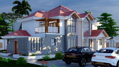 Modern Villa House Design (4 bedroom)