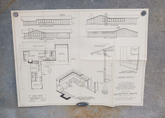 VTG 1950s Harris House Good Housekeeping Floor Plan L Shape Ranch Harwell MCM