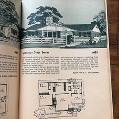 Vintage MCM Mid Century Home House Plans Book Catalog 52 Plans For 1952