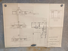 VTG 1950s The Little Red House Good Housekeeping Floor Plan MCM Chapman & Evans