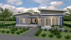 49×36 Modern Home Plan 15×11 Meter 3 Bedrooms PDF Full Plans (A4 Hard Copy)
