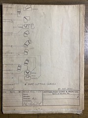 Pittsburgh Coke And Iron Company Mid Century Modern Technical Drawings 1943