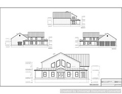 Full Set of two story 4 bedroom house plans 2,574 sq ft