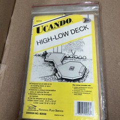 Ucando High-Low Deck Building Plans NPS B2058