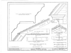 Gambrel Roofed Colonial New England Home, wood framed, PRINTED home plans