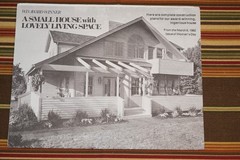 Vintage Women’s Day House Plans, Blue Print, A Small House WD Award Winner, 1982