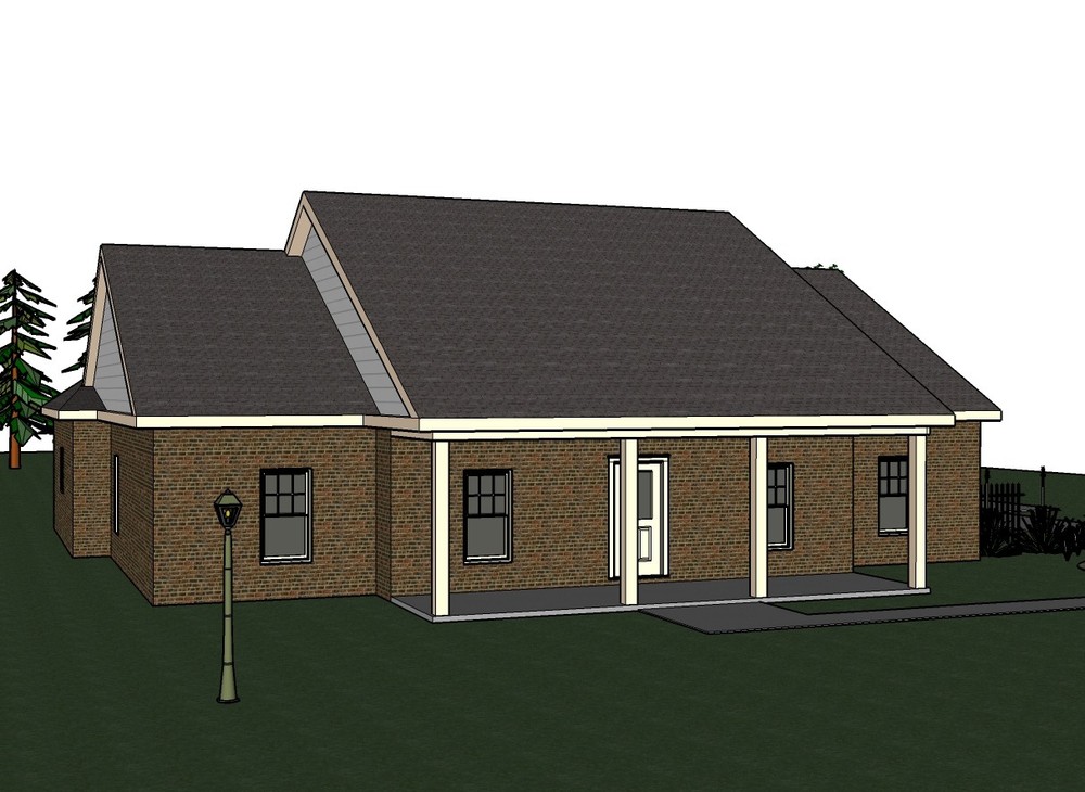 Abbigale 2161G 1 BRICK home, house plan 4 beds, 2.5 baths PDF
