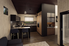 Modern Tiny House Plan | 1-Bedroom Scandinavian Cabin ( Digital Download )