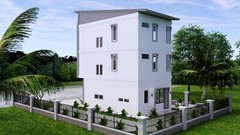 18×26 Feet 4 Beds 5 Baths House Plans 5.5×8 Meter Shed Roof (A4 Hard Copy)