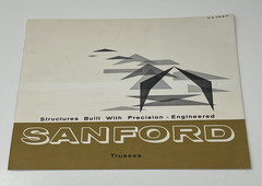 Sanford Trusses Structures Buildings Home Farm Barn Shed Motels Plans Blueprints
