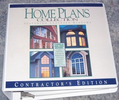 1995 Binder Book of Home Plans Featuring Andersen Windows Contractor’s Edition