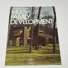 1960’s Western Wood Products Multi Family House Design Idea Dealer Brochure