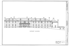 Montpelier, a Southern Colonial Country Mansion, printed architectural plans