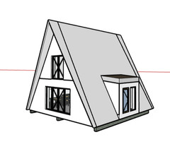 Modern House Plan, American Style House, Barndominium House, Farm House- TRİ