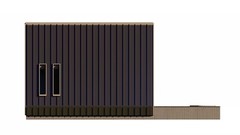 20’x42 1 Bed, 1 Bath Modern A-Frame Cabin Architectural Build Plans PDF.