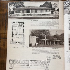 Vintage 1949 MCM Mid Century Home Hotels Apartment Plans Designs Catalog