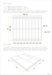 10×12 Learn to Shed Plan (PDF Plans and A4 Hard Copy)