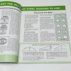 1959 Republic Steel Roofing On Farm Buildings Guide Manual Catalog Book Barn