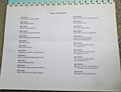 Ridge Homes Home Construction Manual w/Floor Plans by Evans Products 1990’s?