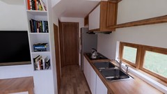13×23 Feet Small House Design 4×7 Meter 2 Beds 1 Bath Shed Roof (A4 Hard Copy)