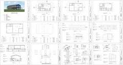 Barndominium House Plan 5 Bedrooms 4 bath 80’x50′ floor plan, 4000 sq ft. | PDF