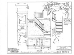Timber Frame Gambrel Roof Colonial Home, wood house, printed architectural plans